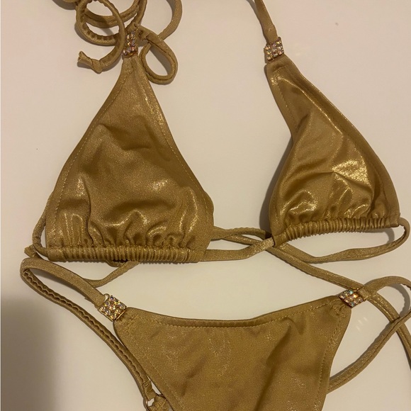 Gold Bikini Set - Picture 1 of 1